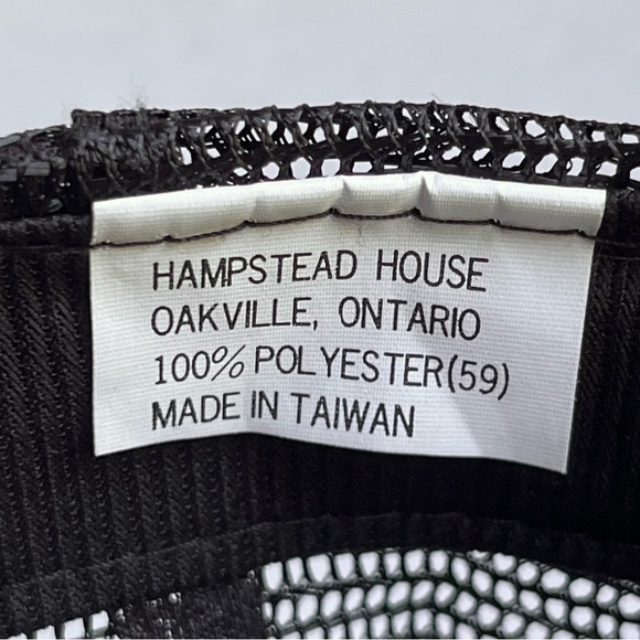 Vintage 80s Canada Geese Embroidered Black Gold Snapback Mesh Trucker Hat Cap - Picture 10 of 10